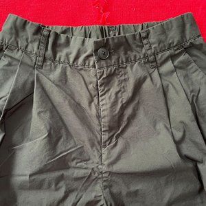 High waisted MUJI black dress pants wide leg small